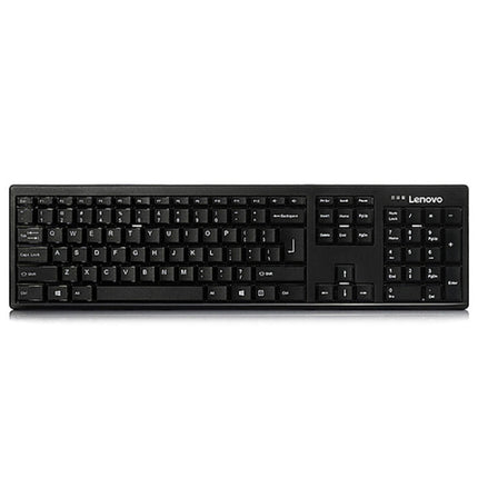 Lenovo KN100 Simple Wireless Keyboard Mouse Set (Black)-garmade.com