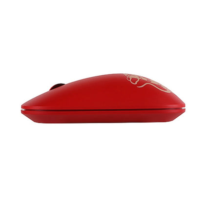 Lenovo Air Handle Lightweight Portable Mute Wireless Mouse, Blessing Mouse Version (Red)-garmade.com