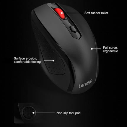 Lenovo M21 One-key Service Wireless Mouse (Black)-garmade.com