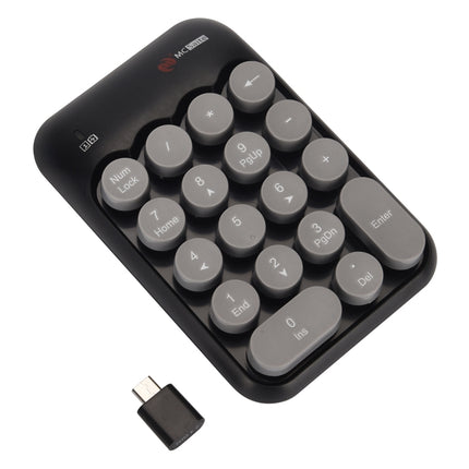 MCSaite MC-52AG USB-C / Type-C Universal Mini 18-keys Wireless Digital Keyboard (Black)-garmade.com