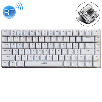 Ajazz 82 Keys Laptop Computer Gaming Mechanical Keyboard (White Black Shaft)-garmade.com