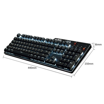 Ajazz AK35I Multimedia Knob Gaming Backlight Alloy Machinery Keyboard (Black Tea Axis)-garmade.com