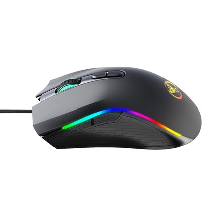 HXSJ A869 Type-C 7200dpi 6-modes Adjustable 7-keys RGB Light Wired Game Mouse-garmade.com