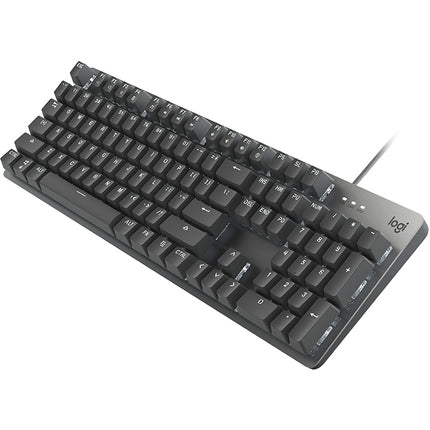 Logitech K845 CHERRY Blue Axis Backlit Mechanical Wired Keyboard, Cable Length: 1.8m-garmade.com