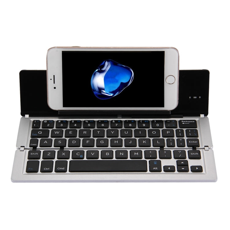 F18 Ultra-slim Rechargeable Foldable 58 Keys Bluetooth Wireless Keyboa ...