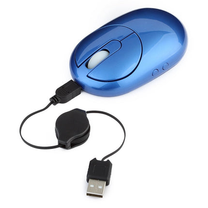 MZ-012 2.4G 1200 DPI Wireless Rechargeable Optical Mouse with 3 Ports USB HUB / Charging Dock(Blue)-garmade.com