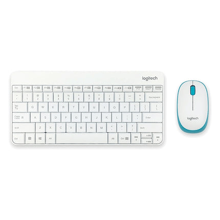 Logitech MK245 Nano Wireless Keyboard Mouse Set (White)-garmade.com