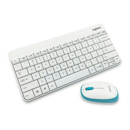 Logitech MK245 Nano Wireless Keyboard Mouse Set (White)-garmade.com