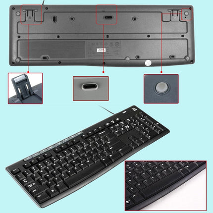 Logitech MK200 Wired Keyboard Mouse Set-garmade.com