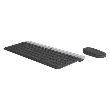 Logitech MK470 Wireless Silence Keyboard Mouse Set (Black)-garmade.com