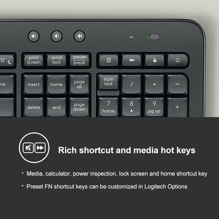 Logitech MK545 Wireless Keyboard Mouse Set-garmade.com