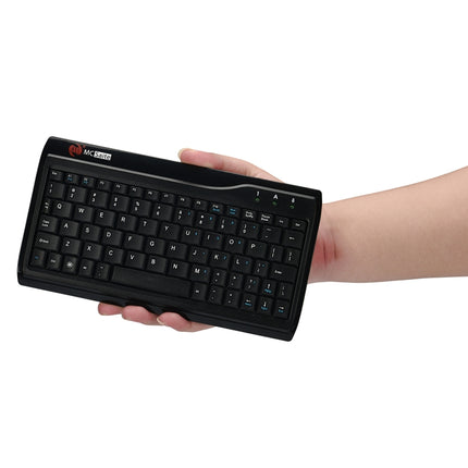 MC Saite MC-8017 Wired 78 Keys Mini Multimedia Computer Keyboard(Black)-garmade.com