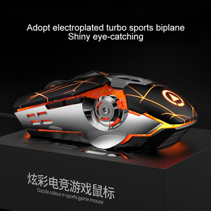 YINDIAO 3200DPI 4-modes Adjustable 7-keys RGB Light Wired Gaming Mechanical Mouse, Style: Silent Version(White)-garmade.com