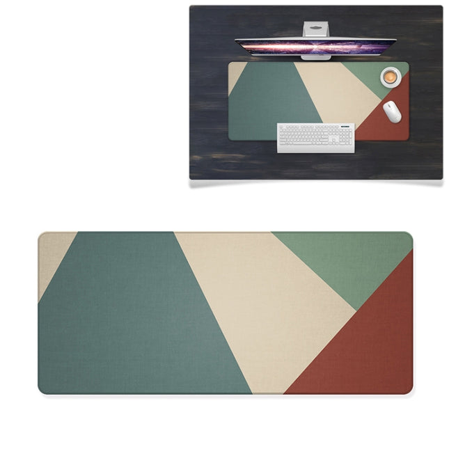 YINDIAO Large Rubber Mouse Pad Anti-skid Gaming Office Desk Pad Keyboard Mat, Size: 800x300mm (Geometry)-garmade.com