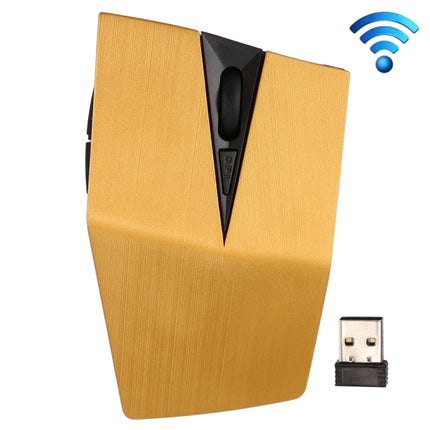 2.4GHz USB Receiver Adjustable 1200 DPI Wireless Optical Mouse for Computer PC Laptop (Yellow)-garmade.com