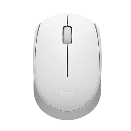 Logitech M172 1000DPI 2.4GHz Wireless Mouse (White)-garmade.com