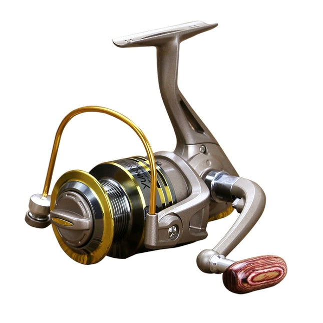 YUMOSHI Full Metal Ball Bearings Rocker Handle Wheel Seat Fishing Spinning Reel-garmade.com