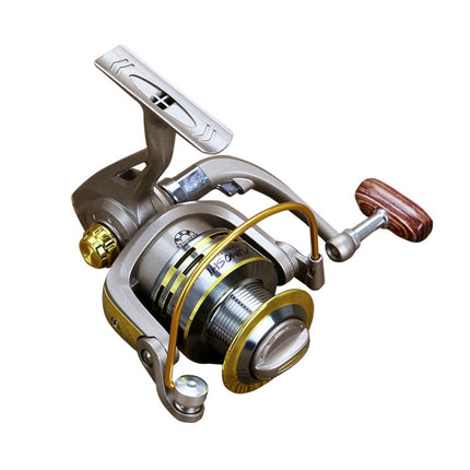 YUMOSHI GS3000 Full Metal Ball Bearings Rocker Handle Wheel Seat Fishing Spinning Reel-garmade.com