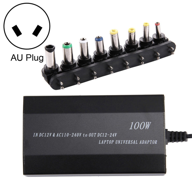 Laptop Notebook Power 100W Universal Charger with Car Charger & AC Power Adapter & 8 Power Adapters & 1 USB Port for Samsung, Sony, Asus, Acer, IBM, HP, DELL, AU Plug-garmade.com