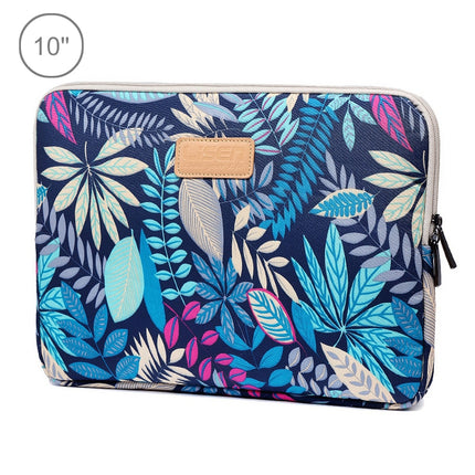 Lisen 10 inch Sleeve Case Ethnic Style Multi-color Zipper Briefcase Carrying Bag (Blue)-garmade.com