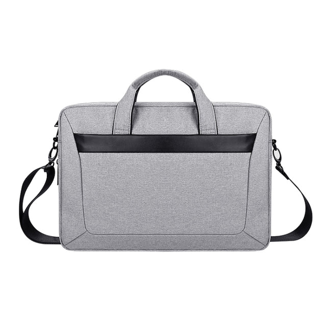 DJ06 Oxford Cloth Waterproof Wear-resistant Portable Expandable Laptop Bag (Grey)-garmade.com