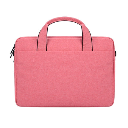 DJ06 Oxford Cloth Waterproof Wear-resistant Portable Expandable Laptop Bag (Pink)-garmade.com