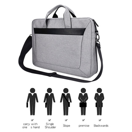 DJ06 Oxford Cloth Waterproof Wear-resistant Portable Expandable Laptop Bag (Pink)-garmade.com
