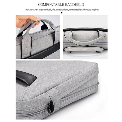 DJ06 Oxford Cloth Waterproof Wear-resistant Portable Expandable Laptop Bag (Grey)-garmade.com