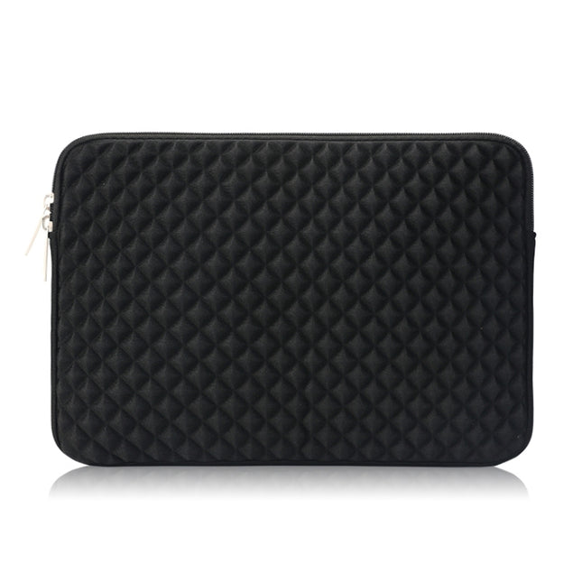 Diamond Texture Laptop Liner Bag, Size: 12-13 inch(Black)-garmade.com