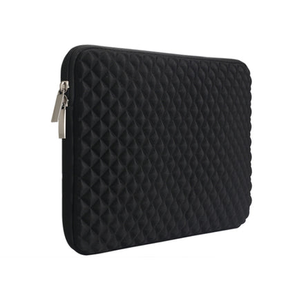 Diamond Texture Laptop Liner Bag, Size: 12-13 inch(Black)-garmade.com