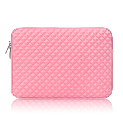 Diamond Texture Laptop Liner Bag, Size: 12-13 inch(Pink)-garmade.com