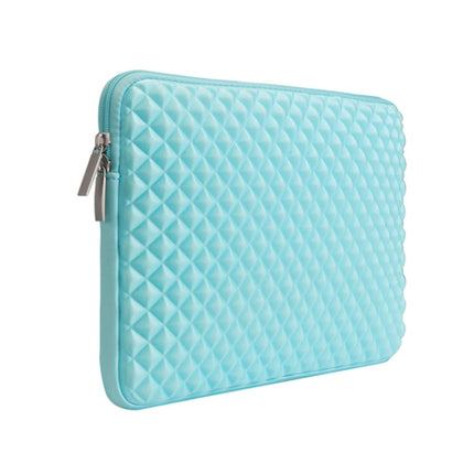 Diamond Texture Laptop Liner Bag, Size: 15.6 inch (Mint Green)-garmade.com