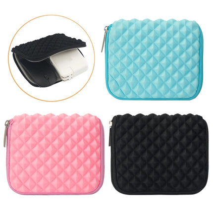 Diamond Texture Laptop Power Bag, Size: 16 x 13 x 1.5cm (Pink)-garmade.com