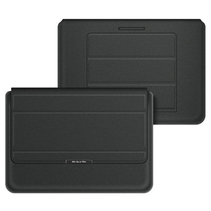 4 in 1 Uuniversal Laptop Holder PU Waterproof Protection Wrist Laptop Bag, Size: 17 inch (Black)-garmade.com