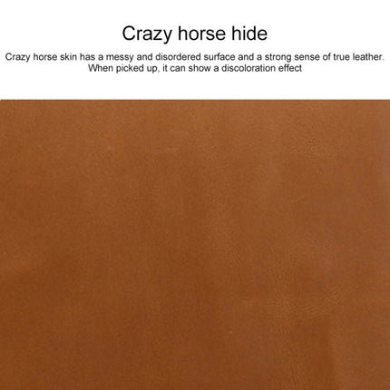 Universal Genuine Leather Business Zipper Laptop Tablet Bag For 15 inch and Below(Brown)-garmade.com