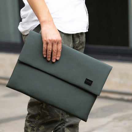 POFOKO E200 Series Polyester Waterproof Laptop Sleeve Bag (Beige)-garmade.com