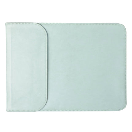 11.6 inch PU + Nylon Laptop Bag Case Sleeve Notebook Carry Bag (Mint Green)-garmade.com