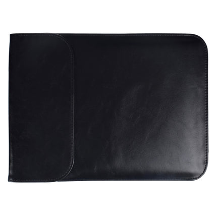 13.3 inch PU + Nylon Laptop Bag Case Sleeve Notebook Carry Bag (Black)-garmade.com