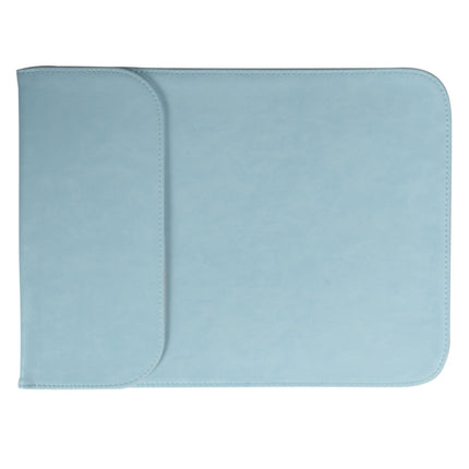 15.4 inch PU + Nylon Laptop Bag Case Sleeve Notebook Carry Bag (Blue)-garmade.com