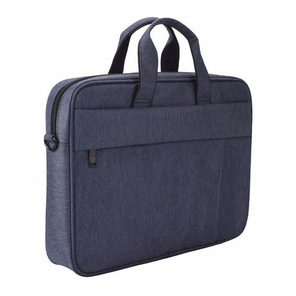 DJ03 Waterproof Anti-scratch Anti-theft One-shoulder Handbag for 13.3 inch Laptops, with Suitcase Belt(Navy Blue)-garmade.com