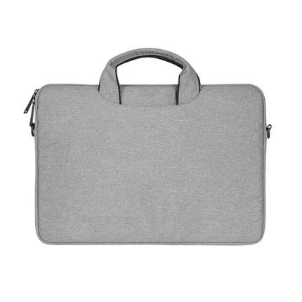 ST01S Waterproof Oxford Cloth Hidden Portable Strap One-shoulder Handbag for 13.3 inch Laptops(Light Grey)-garmade.com