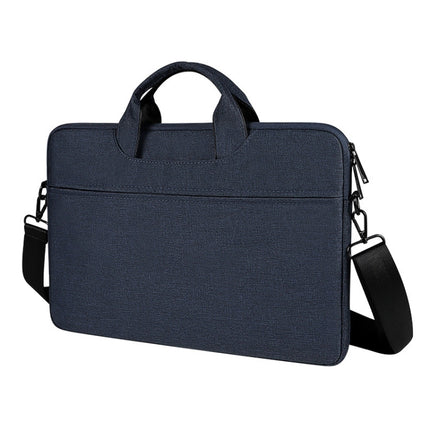 ST01S Waterproof Oxford Cloth Hidden Portable Strap One-shoulder Handbag for 15.6 inch Laptops (Navy Blue)-garmade.com