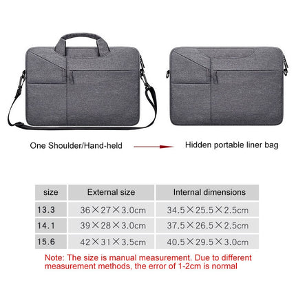 ST02S Waterproof Tear Resistance Hidden Portable Strap One-shoulder Handbag (Navy Blue)-garmade.com