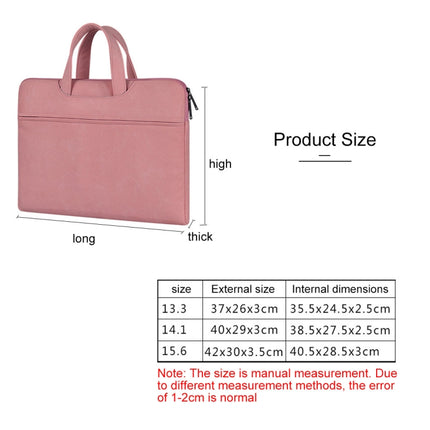 ST06 Waterproof PU Leather Zipper Hidden Portable Strap One-shoulder Handbag (Pink)-garmade.com