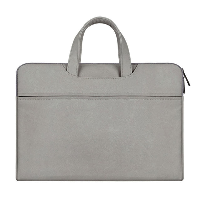 ST06 Waterproof PU Leather Zipper Hidden Portable Strap One-shoulder Handbag (Light Grey)-garmade.com