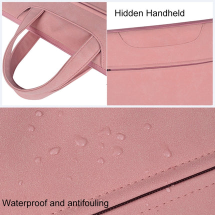 ST06 Waterproof PU Leather Zipper Hidden Portable Strap One-shoulder Handbag (Pink)-garmade.com