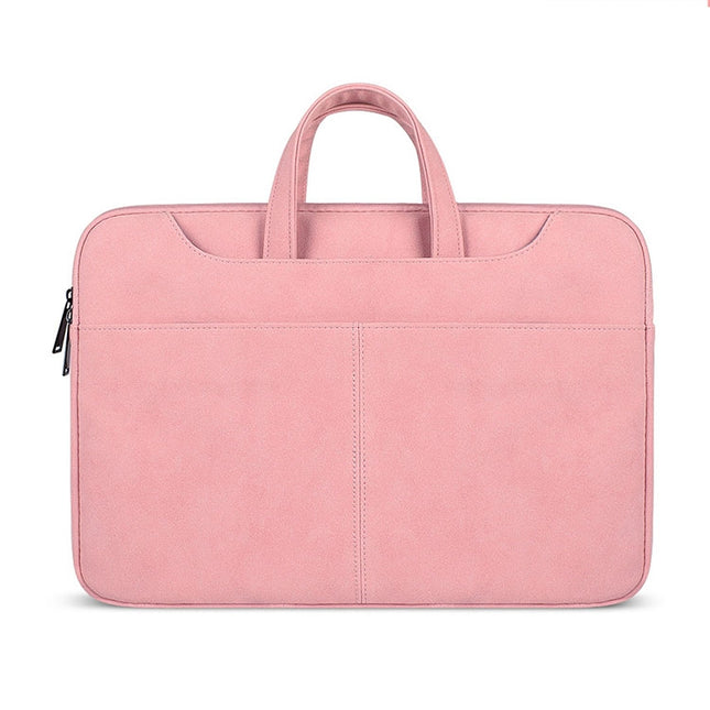 ST06S Waterproof PU Leather Zipper Hidden Portable Strap One-shoulder Handbag (Pink)-garmade.com