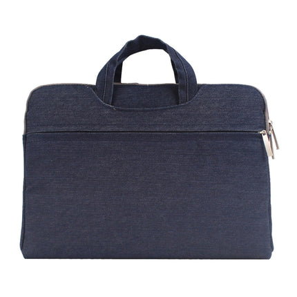 11.6 inch Portable Handheld Laptop Bag for Laptop(Dark Blue)-garmade.com