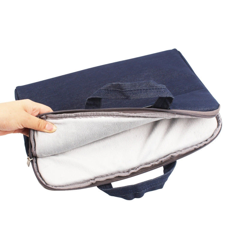11.6 inch Portable Handheld Laptop Bag for Laptop(Dark Blue)-garmade.com