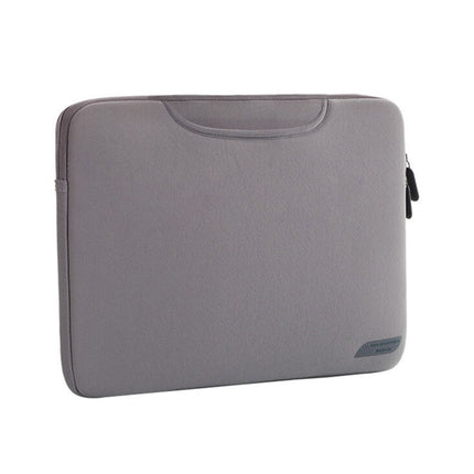 12 inch Portable Air Permeable Handheld Sleeve Bag for MacBook, Lenovo and other Laptops, Size:32x21x2cm(Grey)-garmade.com